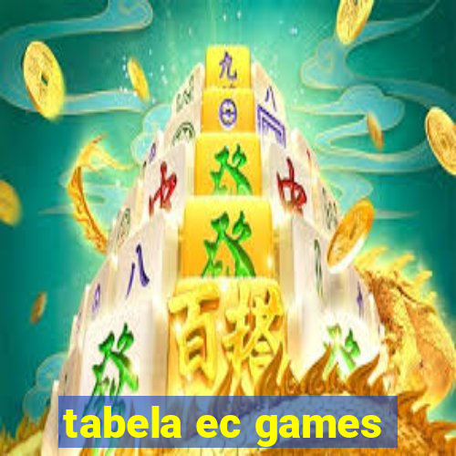 tabela ec games